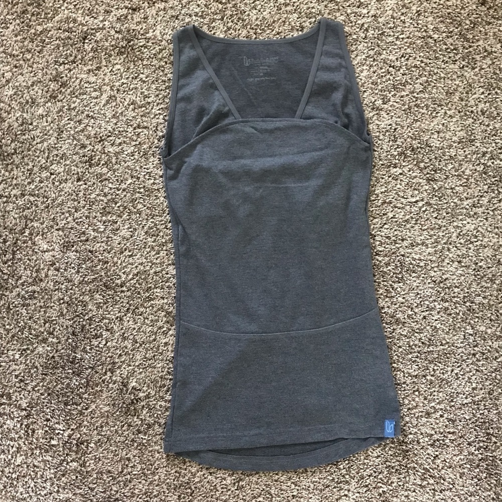 Lalabu grey baby wearing tank top Size medium